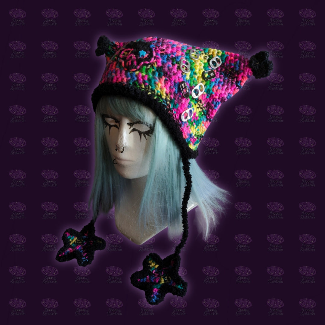 Scene Kitty Crochet Hat
