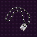 Spooky Ghost Kandi Necklace