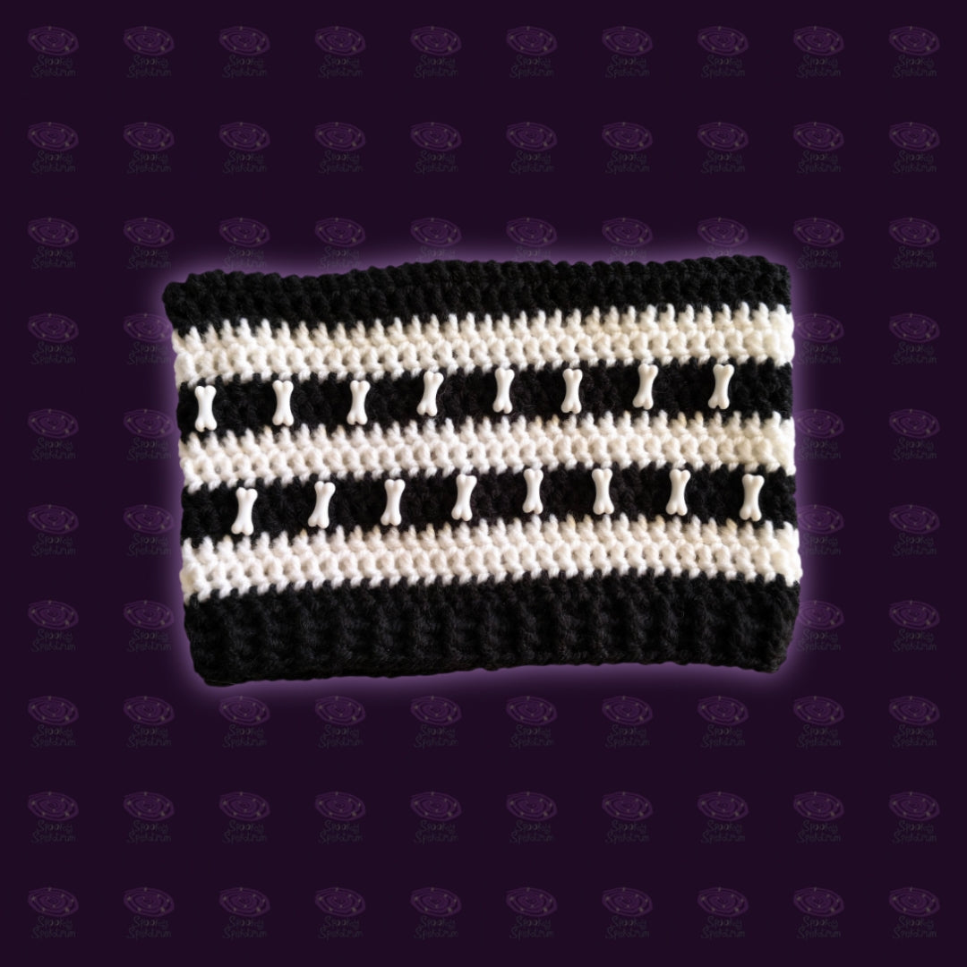 Skelly Kitty Crochet Hat