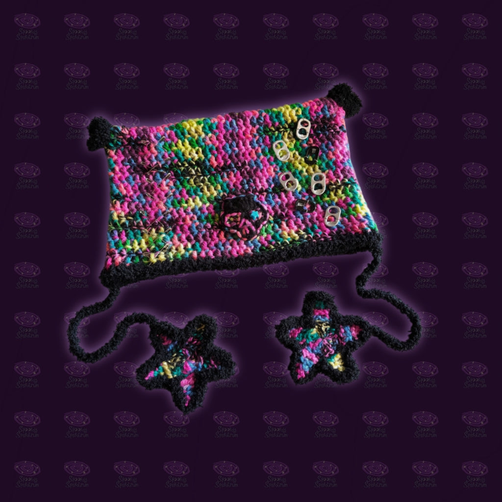 Scene Kitty Crochet Hat
