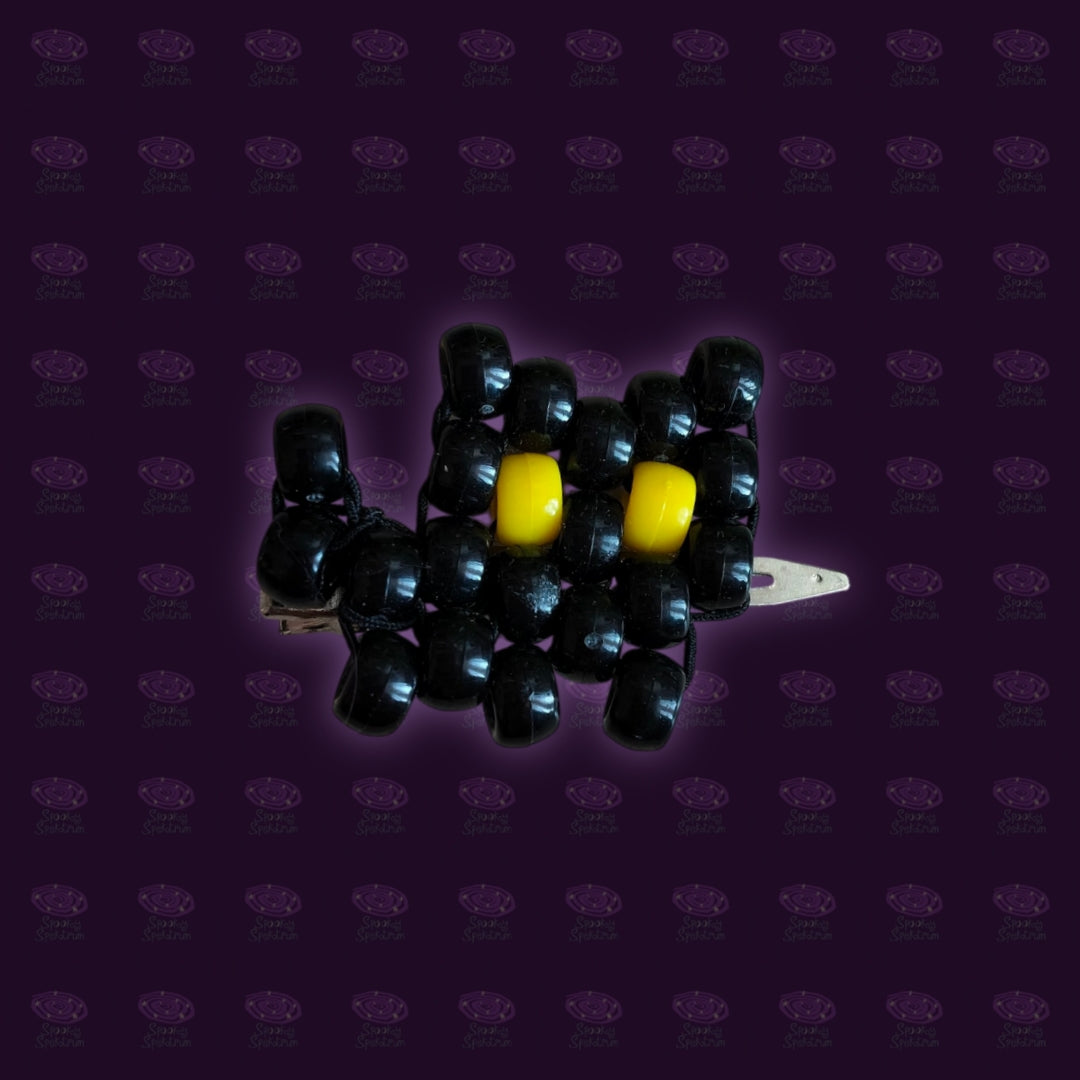 Spooky Kitty Kandi Hairclip