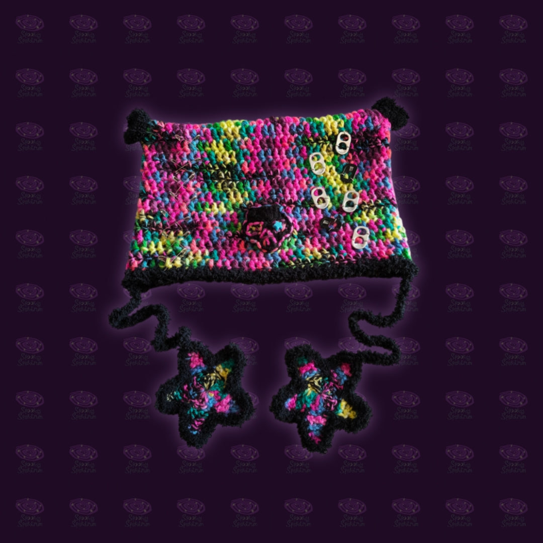 Scene Kitty Crochet Hat